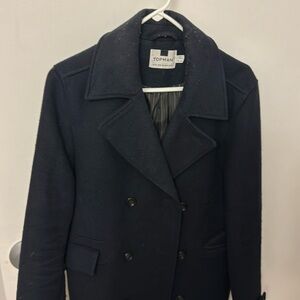 Topman Peacoat XS